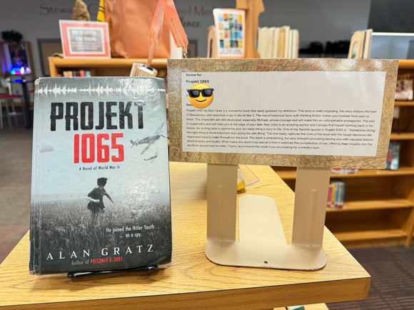 Student Book Review Display